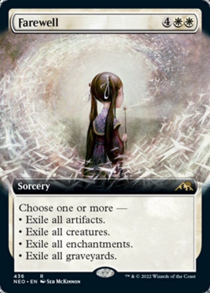 Farewell (Extended Art) [Kamigawa: Neon Dynasty] | Galaxy Games LLC