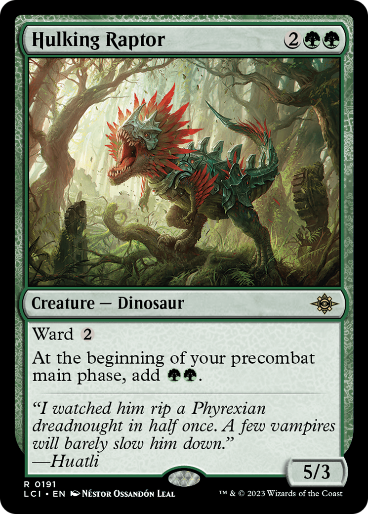 Hulking Raptor [The Lost Caverns of Ixalan] | Galaxy Games LLC