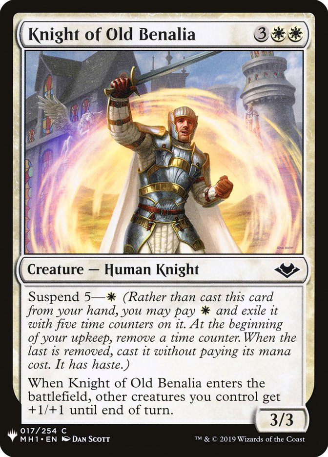 Knight of Old Benalia [Mystery Booster] | Galaxy Games LLC