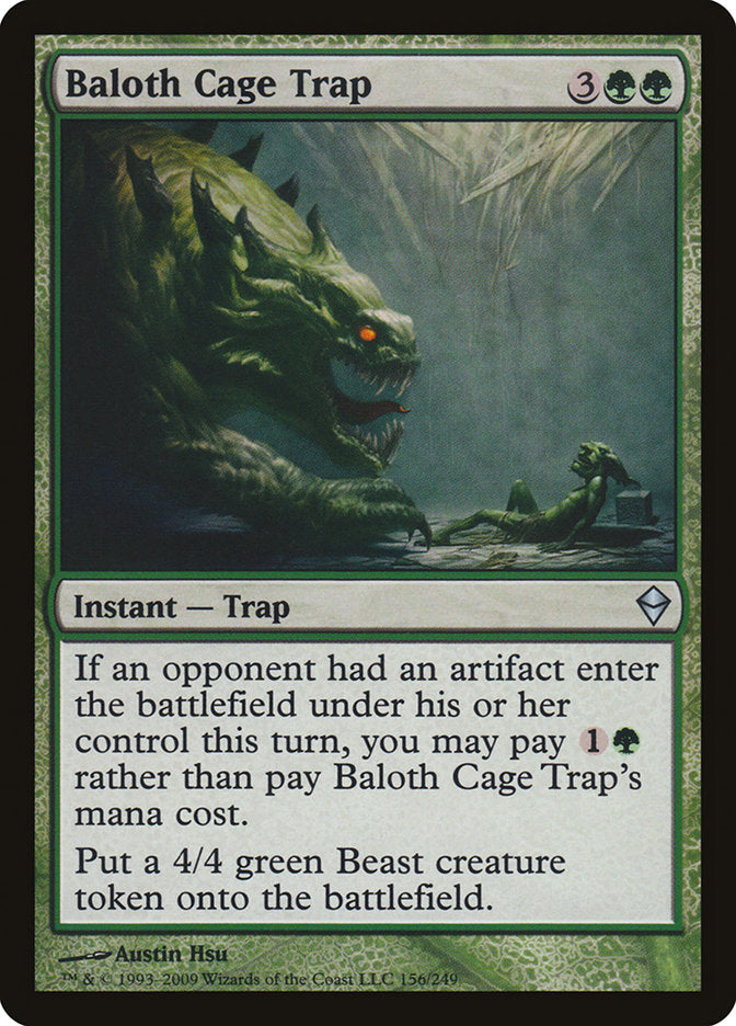 Baloth Cage Trap [Zendikar] | Galaxy Games LLC