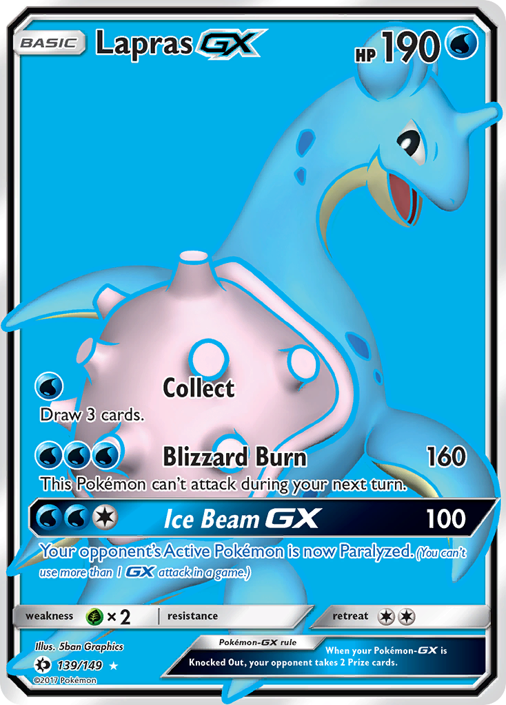 Lapras GX (139/149) [Sun & Moon: Base Set] | Galaxy Games LLC