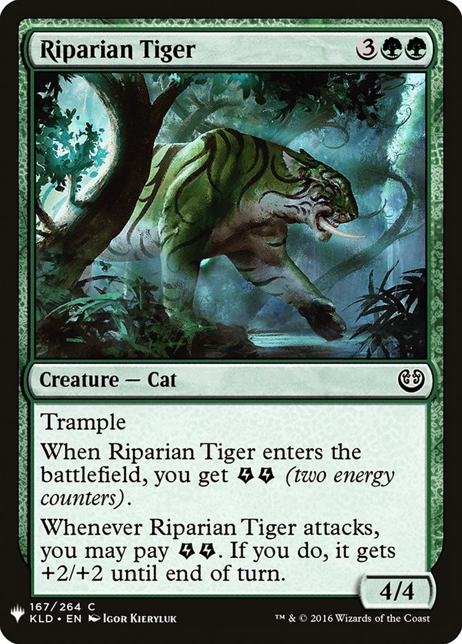 Riparian Tiger [Mystery Booster] | Galaxy Games LLC