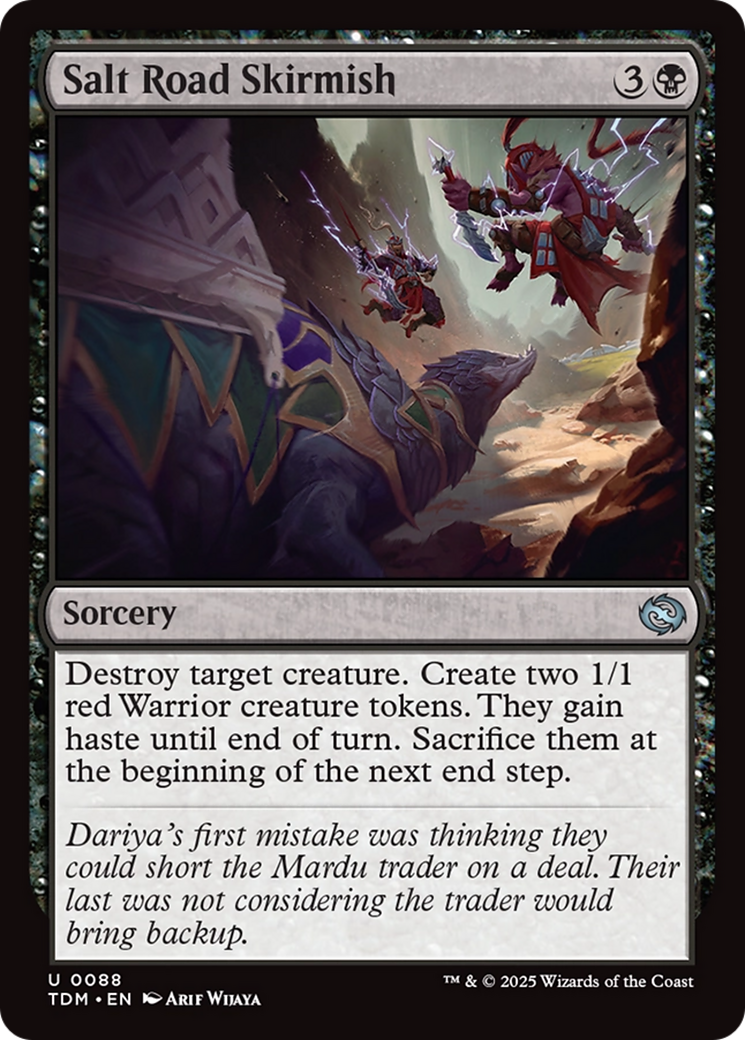 Salt Road Skirmish [Tarkir: Dragonstorm] | Galaxy Games LLC