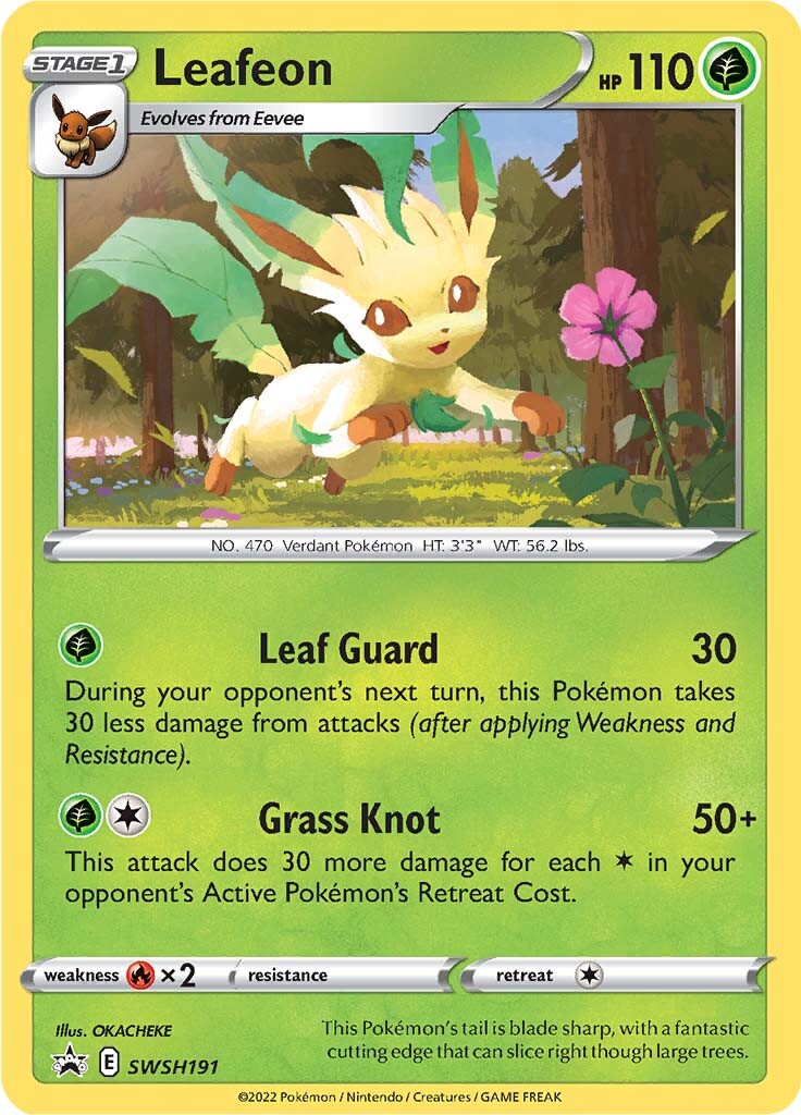 Leafeon (SWSH191) [Sword & Shield: Black Star Promos] | Galaxy Games LLC