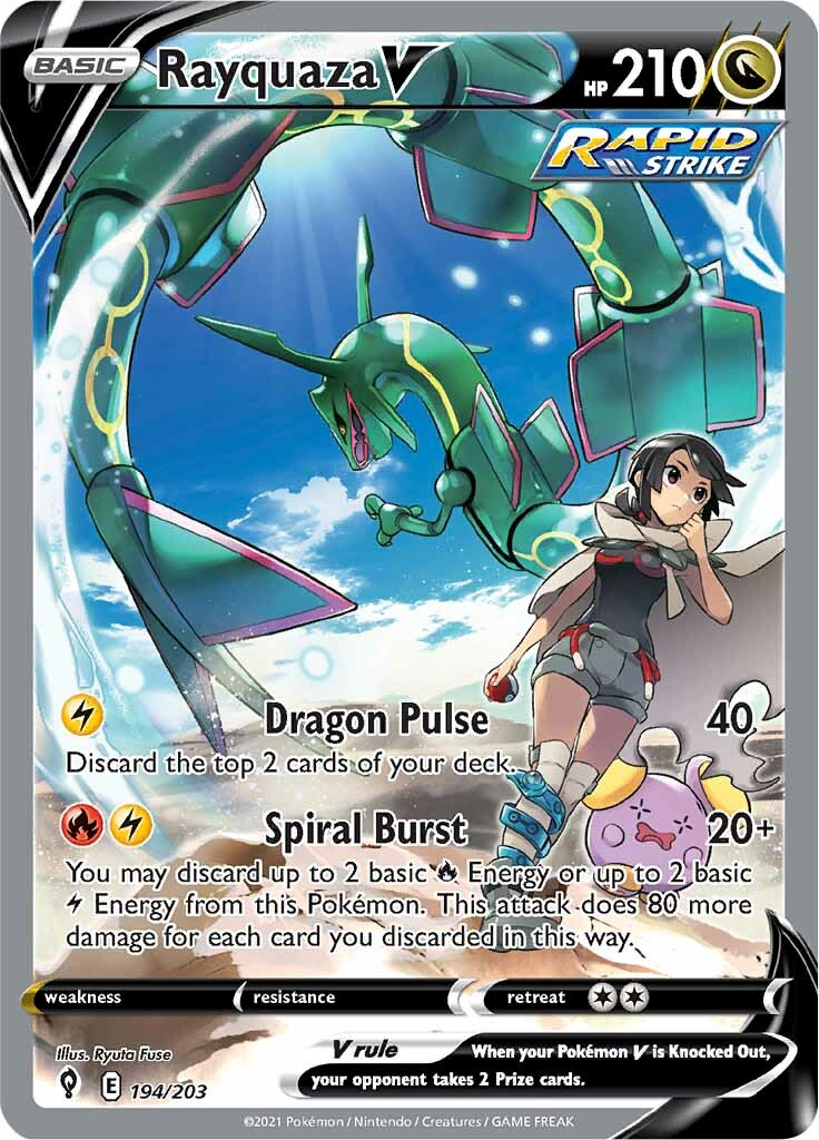 Rayquaza V (194/203) [Sword & Shield: Evolving Skies] | Galaxy Games LLC