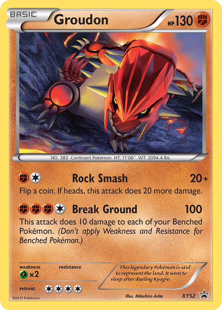 Groudon (XY52) [XY: Black Star Promos] | Galaxy Games LLC