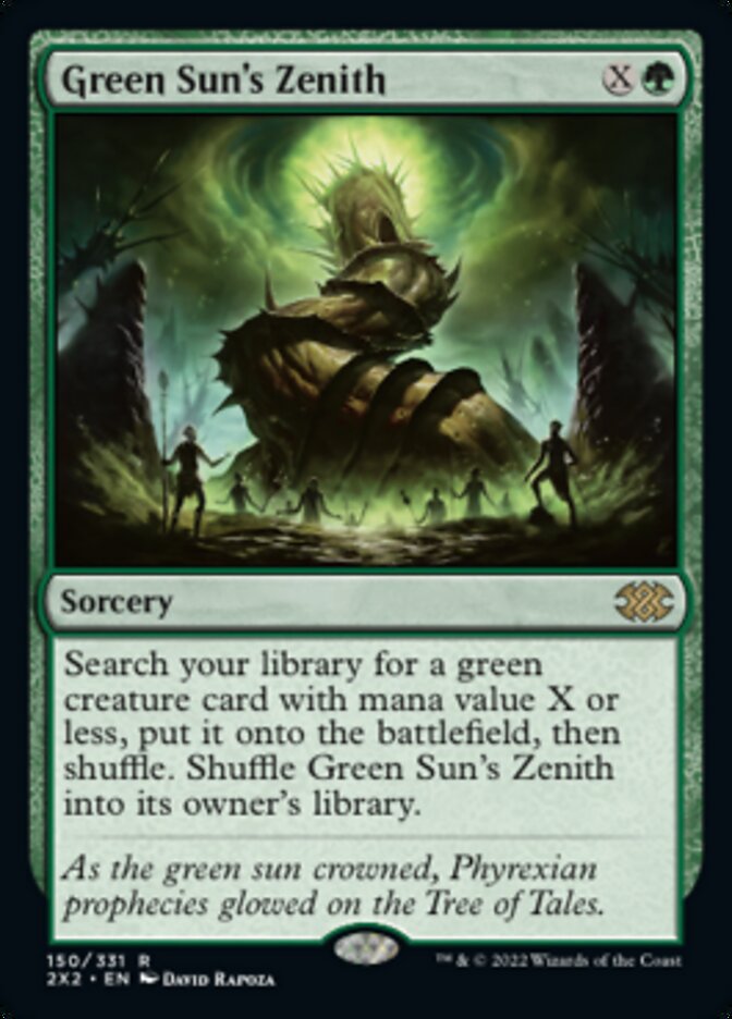 Green Sun's Zenith [Double Masters 2022] | Galaxy Games LLC
