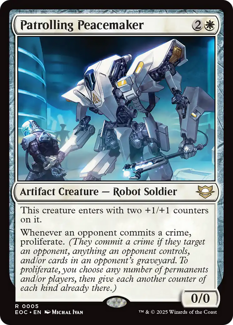 Patrolling Peacemaker [Edge of Eternities Commander] | Galaxy Games LLC