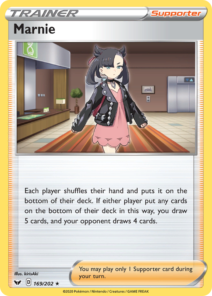 Marnie (169/202) [Sword & Shield: Base Set] | Galaxy Games LLC