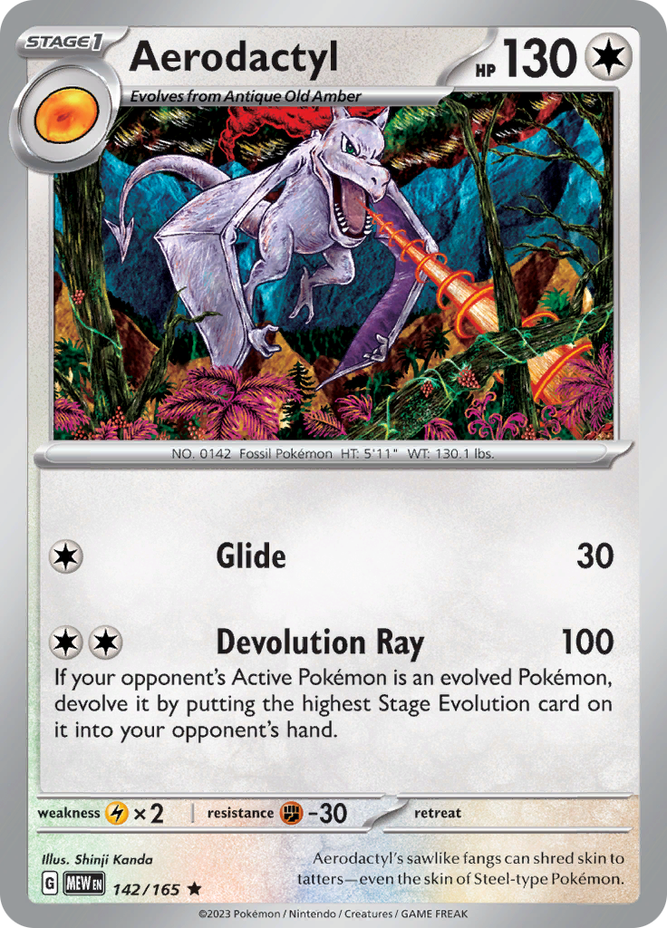 Aerodactyl (142/165) [Scarlet & Violet 151] | Galaxy Games LLC