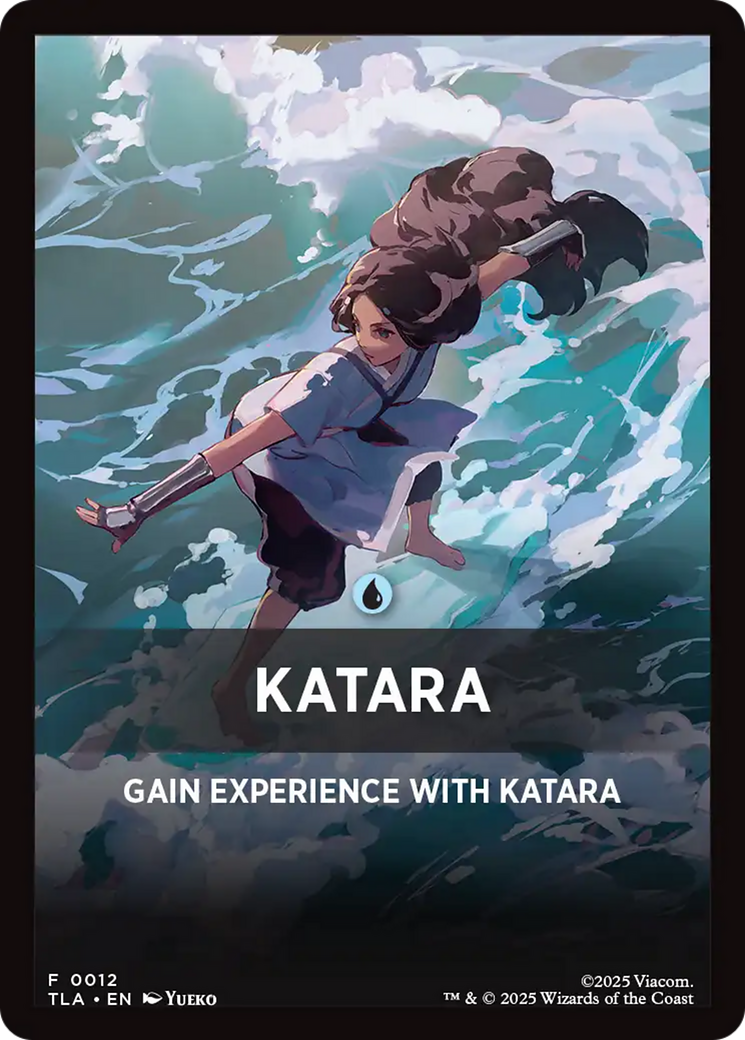 Katara Theme Card [Avatar: The Last Airbender Tokens] | Galaxy Games LLC