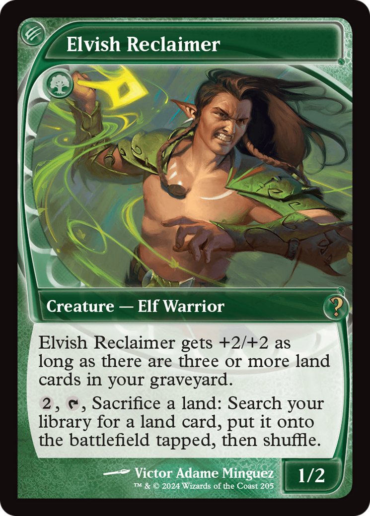 Elvish Reclaimer (Future Sight) [Mystery Booster 2] | Galaxy Games LLC