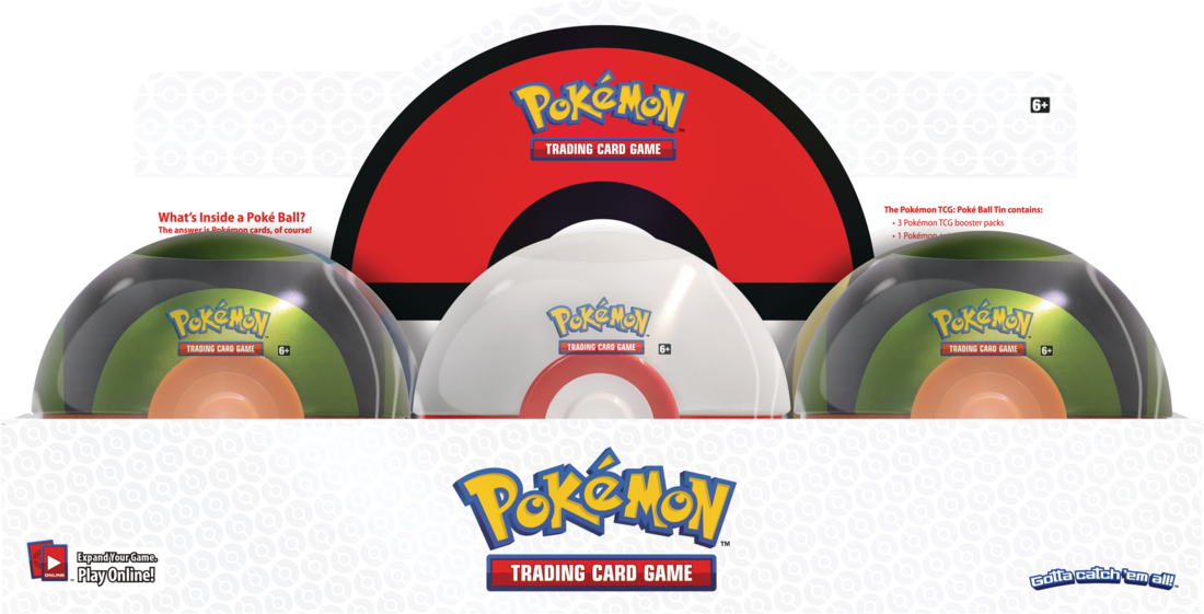 Poke Ball Tin Display (Summer 2020) | Galaxy Games LLC