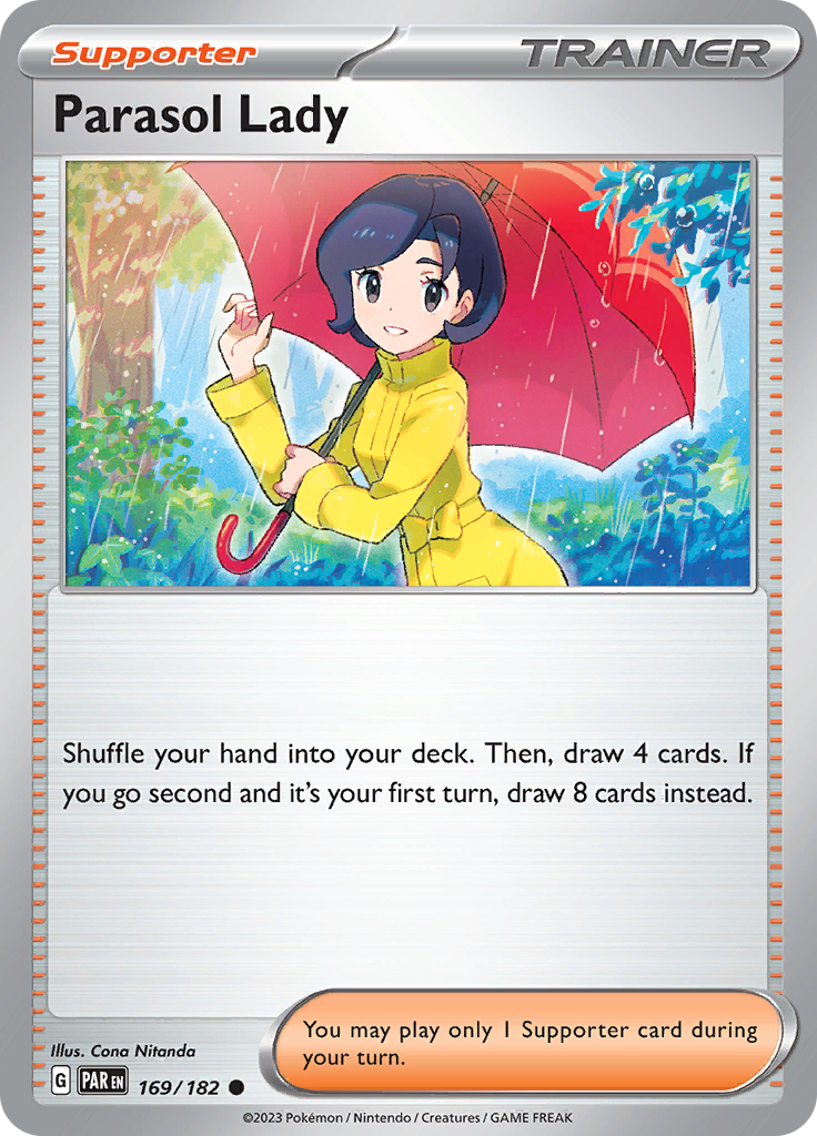 Parasol Lady (169/182) [Scarlet & Violet: Paradox Rift] | Galaxy Games LLC