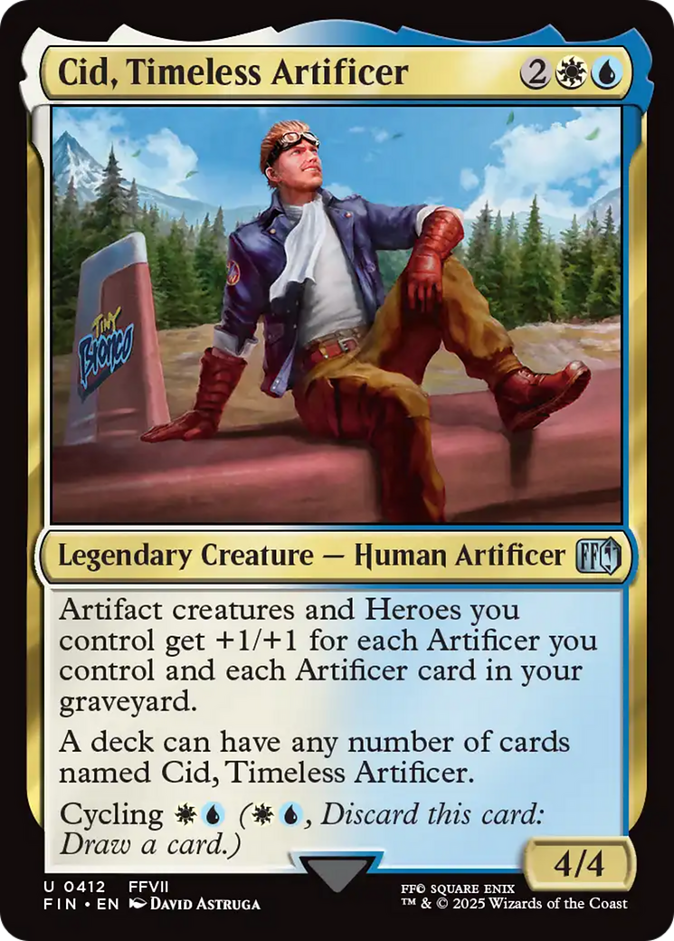 Cid, Timeless Artificer (0412) [FINAL FANTASY] | Galaxy Games LLC