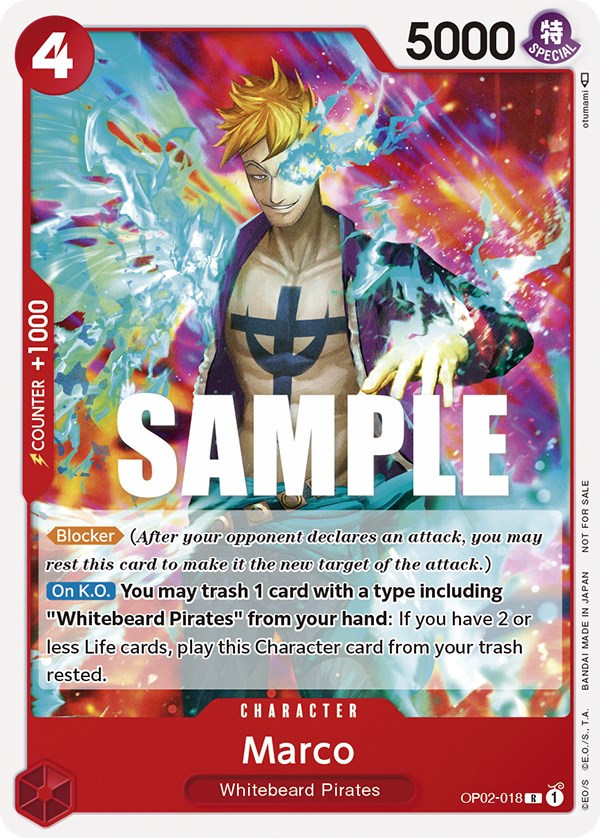 Marco (Promotion Pack 2023) [One Piece Promotion Cards] | Galaxy Games LLC