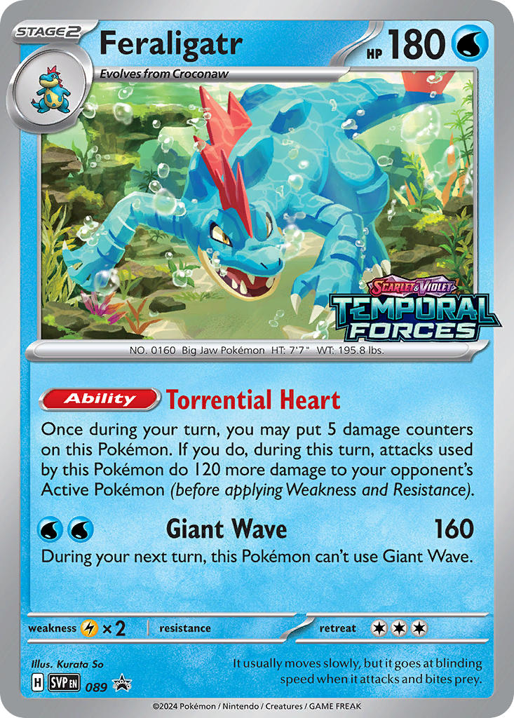 Feraligatr (089) [Scarlet & Violet: Black Star Promos] | Galaxy Games LLC