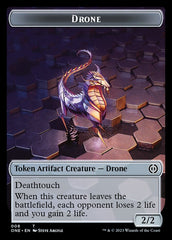 Rebel // Drone Double-Sided Token [Phyrexia: All Will Be One Tokens] | Galaxy Games LLC