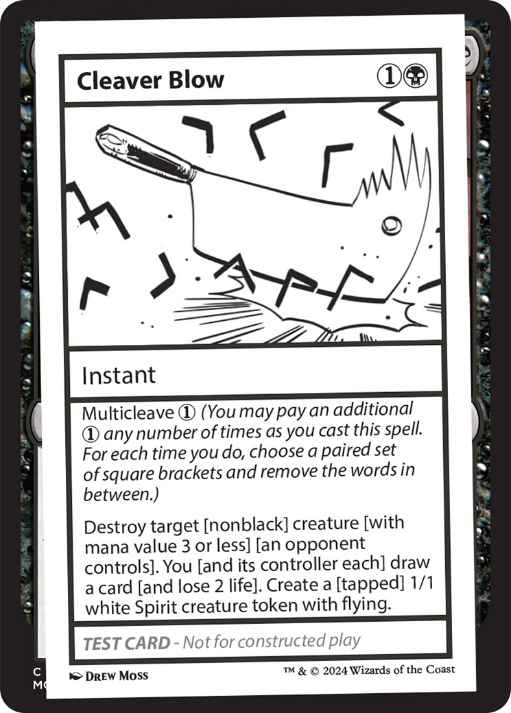 Cleaver Blow [Mystery Booster 2 Playtest Cards] | Galaxy Games LLC