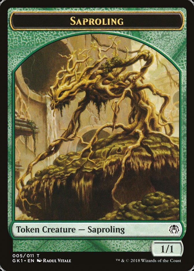 Saproling // Insect Double-Sided Token [Guilds of Ravnica Guild Kit Tokens] | Galaxy Games LLC