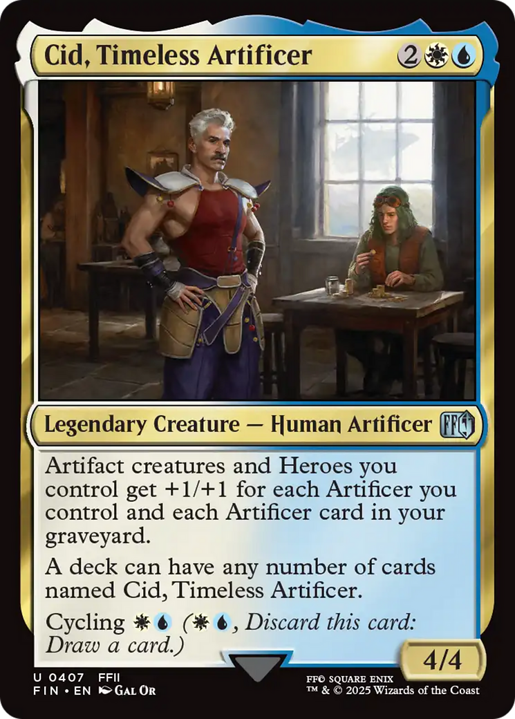 Cid, Timeless Artificer (0407) [FINAL FANTASY] | Galaxy Games LLC