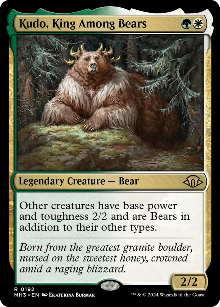 Kudo, King Among Bears [Modern Horizons 3] | Galaxy Games LLC