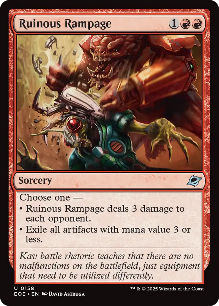 Ruinous Rampage [Edge of Eternities] | Galaxy Games LLC