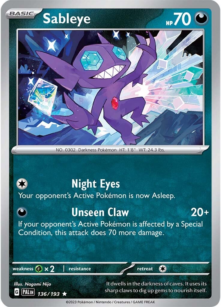 Sableye (136/193) [Scarlet & Violet: Paldea Evolved] | Galaxy Games LLC