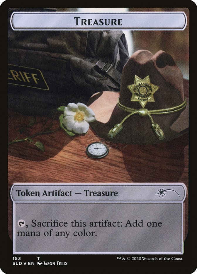 Walker (152) // Treasure Double-Sided Token [Secret Lair Drop Series] | Galaxy Games LLC