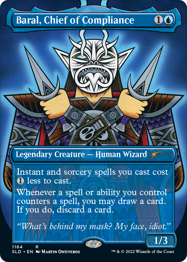 Baral, Chief of Compliance (Borderless) [Secret Lair Drop Series] | Galaxy Games LLC