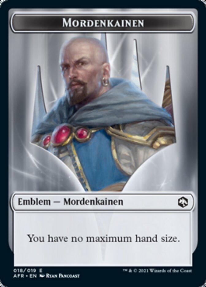 Dog Illusion // Mordenkainen Emblem Double-Sided Token [Dungeons & Dragons: Adventures in the Forgotten Realms Tokens] | Galaxy Games LLC