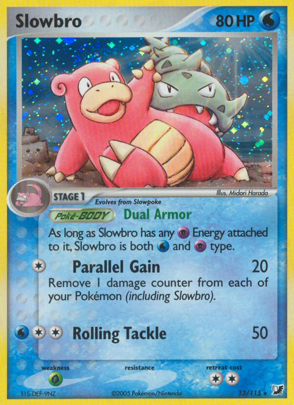 Slowbro (13/115) [EX: Unseen Forces] | Galaxy Games LLC