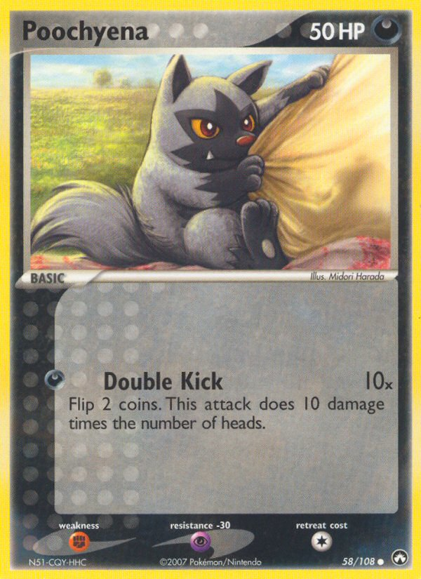 Poochyena (58/108) [EX: Power Keepers] | Galaxy Games LLC