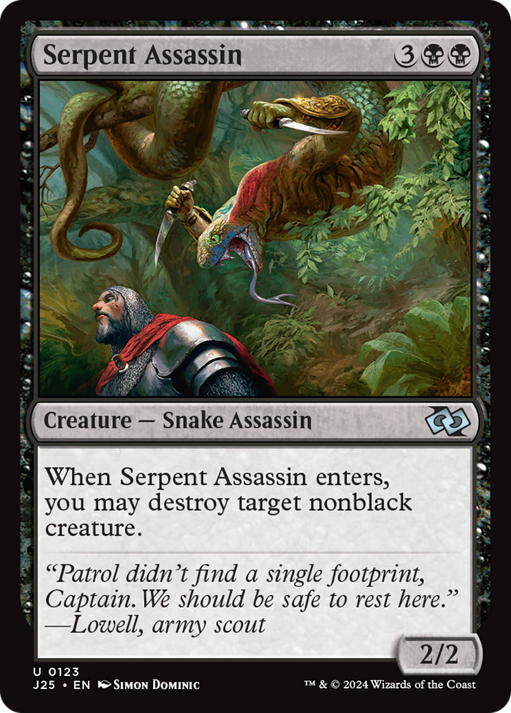 Serpent Assassin [Foundations Jumpstart] | Galaxy Games LLC