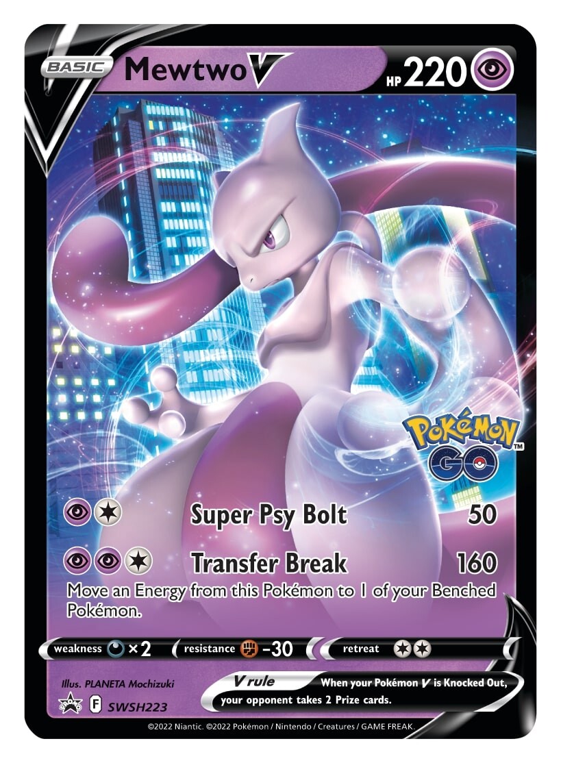 Mewtwo V (SWSH223) [Sword & Shield: Black Star Promos] | Galaxy Games LLC