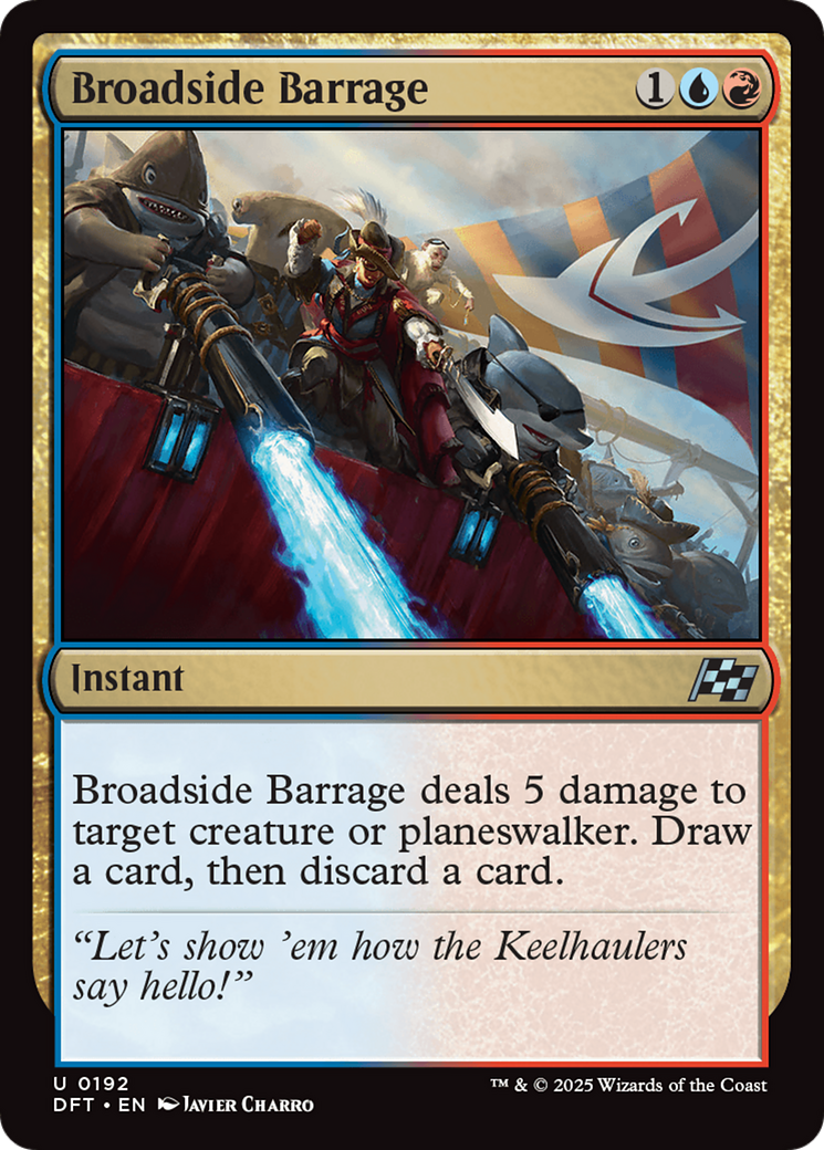 Broadside Barrage [Aetherdrift] | Galaxy Games LLC