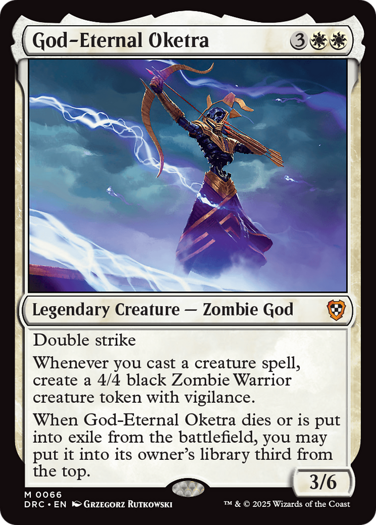 God-Eternal Oketra [Aetherdrift Commander] | Galaxy Games LLC