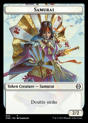 Rebel // Samurai Double-Sided Token [Phyrexia: All Will Be One Tokens] | Galaxy Games LLC