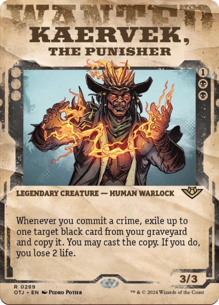 Kaervek, the Punisher (Showcase) [Outlaws of Thunder Junction] | Galaxy Games LLC