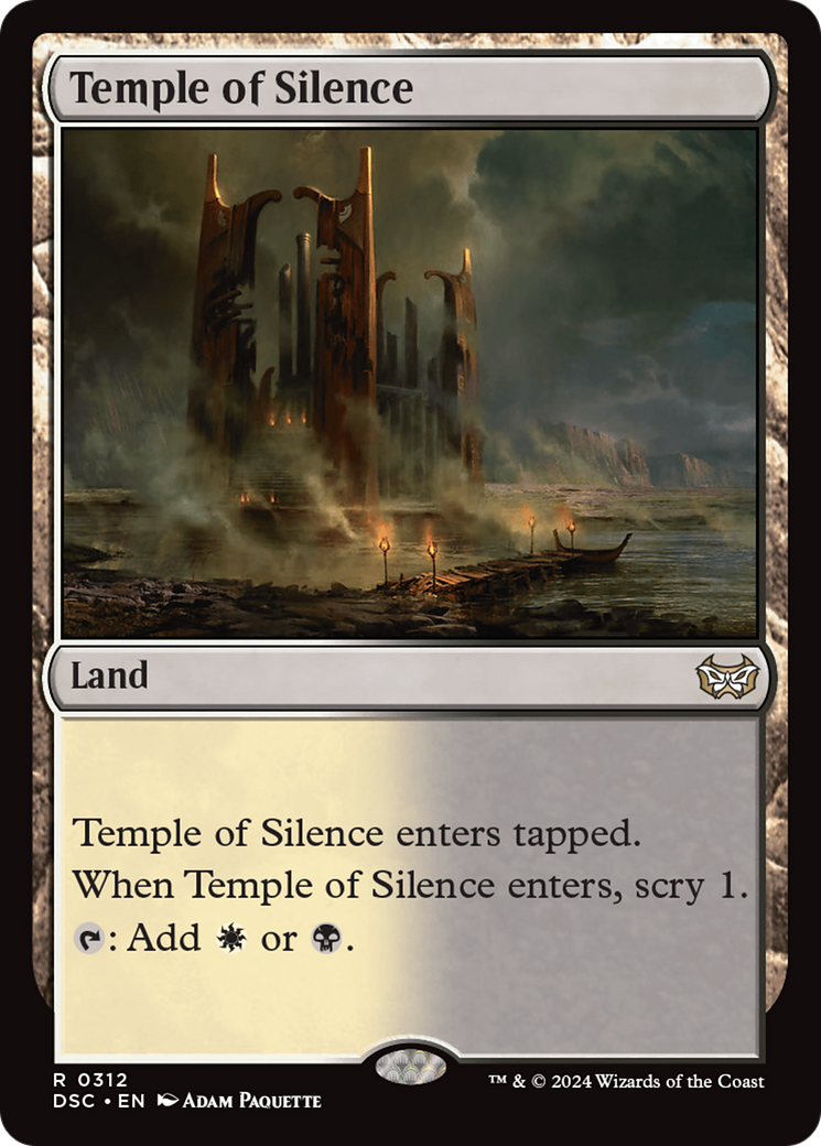 Temple of Silence [Duskmourn: House of Horror Commander] | Galaxy Games LLC