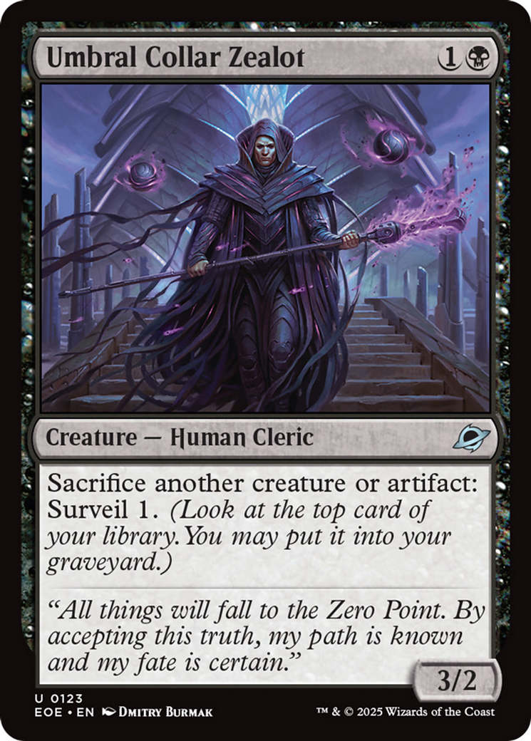 Umbral Collar Zealot [Edge of Eternities] | Galaxy Games LLC