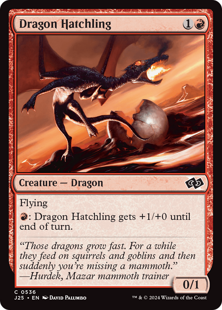 Dragon Hatchling [Foundations Jumpstart] | Galaxy Games LLC