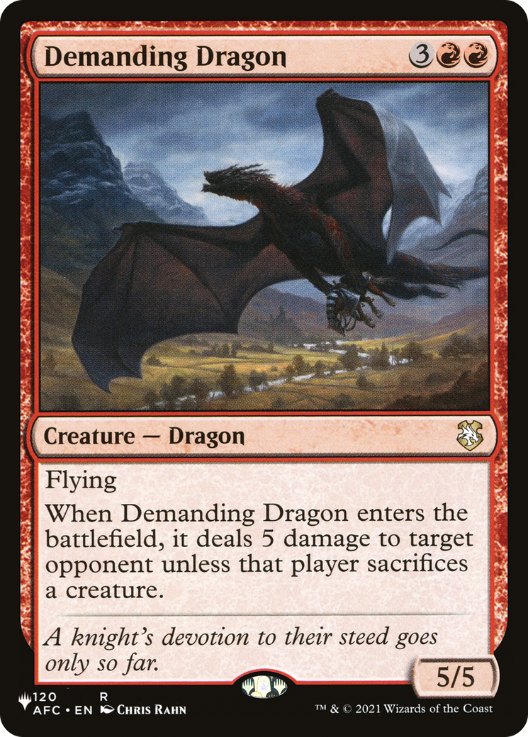 Demanding Dragon [The List] | Galaxy Games LLC