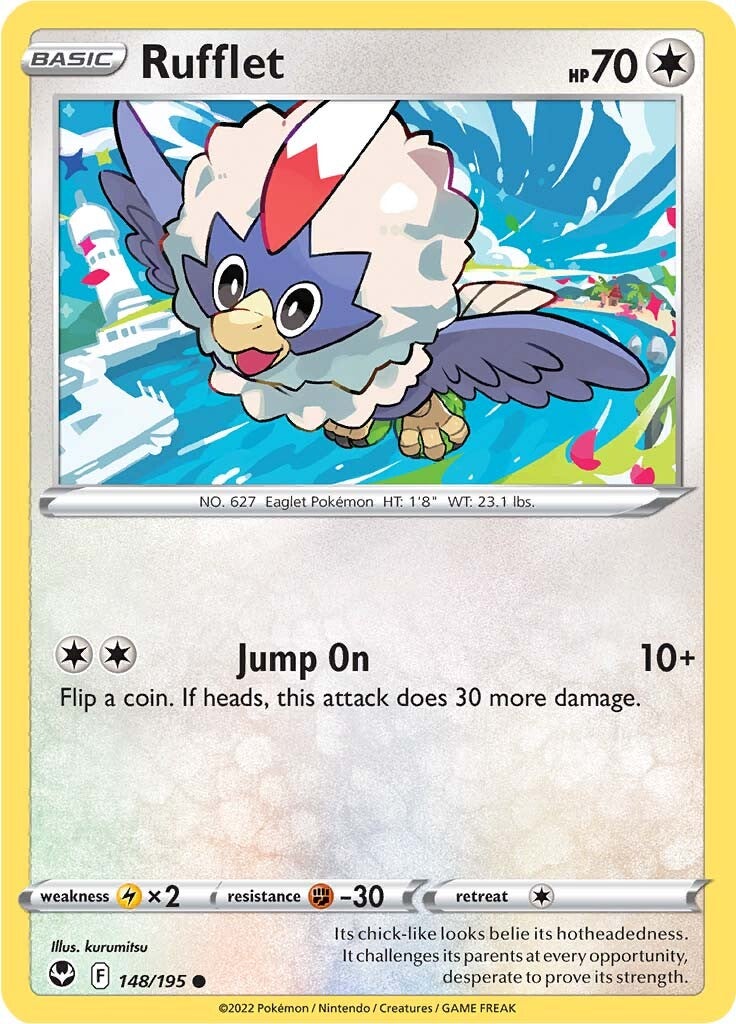 Rufflet (148/195) [Sword & Shield: Silver Tempest] | Galaxy Games LLC