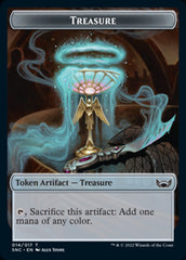 Treasure (014) // Ogre Warrior Double-Sided Token [Streets of New Capenna Tokens] | Galaxy Games LLC