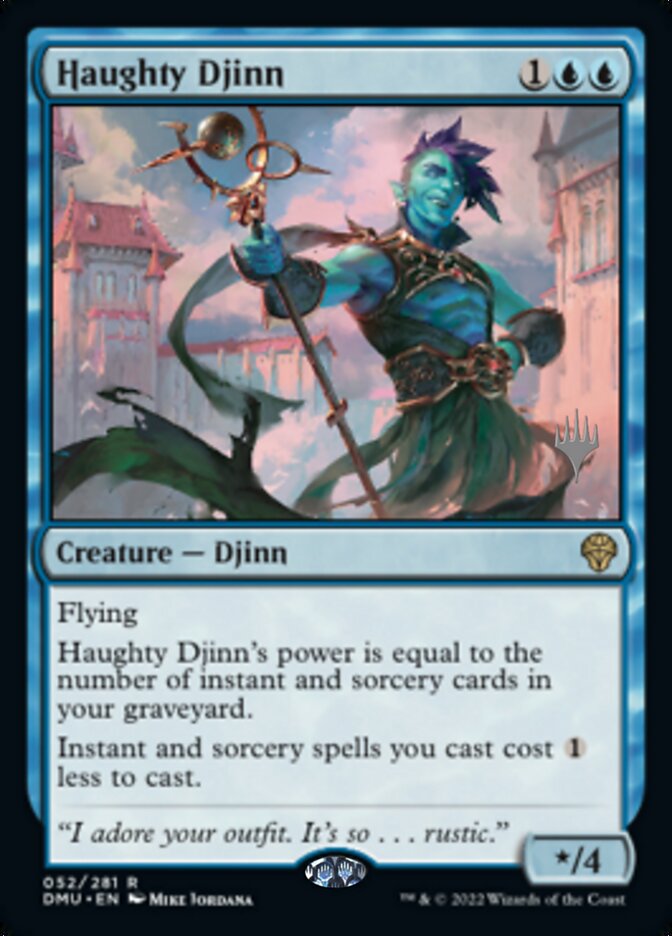 Haughty Djinn (Promo Pack) [Dominaria United Promos] | Galaxy Games LLC