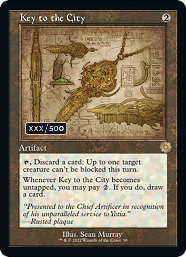 Key to the City (Retro Schematic) (Serialized) [The Brothers' War Retro Artifacts] | Galaxy Games LLC