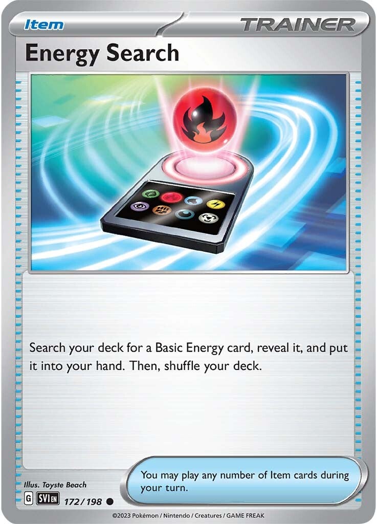 Energy Search (172/198) [Scarlet & Violet: Base Set] | Galaxy Games LLC