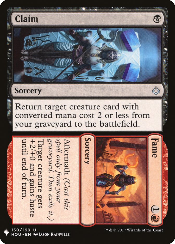 Claim // Fame [Mystery Booster] | Galaxy Games LLC