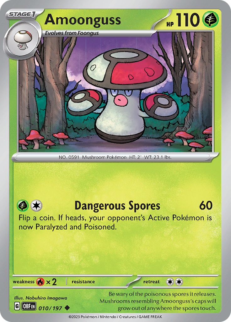 Amoonguss (010/197) [Scarlet & Violet: Obsidian Flames] | Galaxy Games LLC